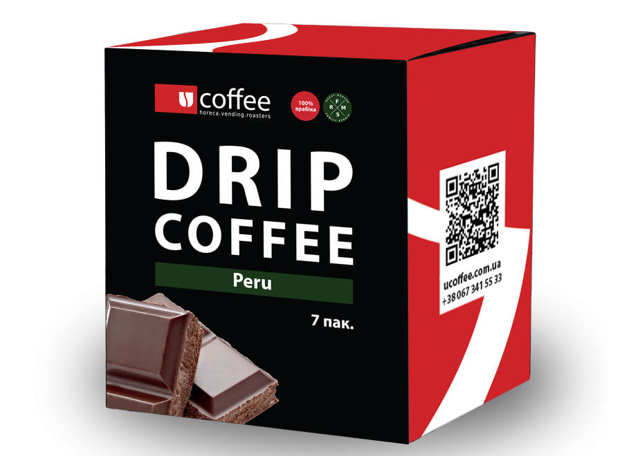 Дріп кава Peru / Арабіка 100%