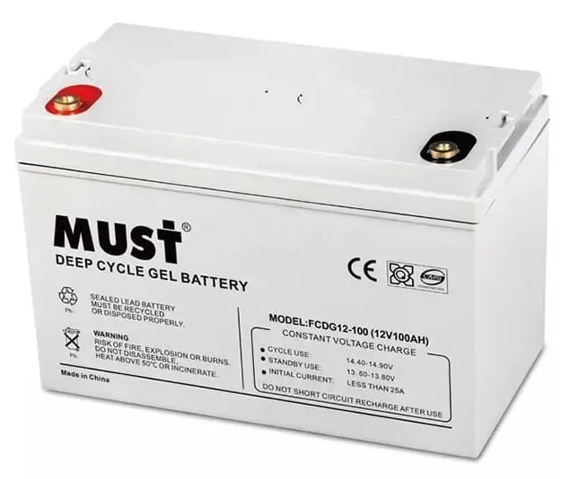 Гелевий акумулятор Must FCDG12-100 12V 100Ah